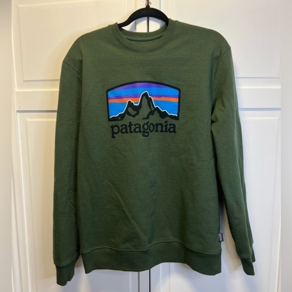 Patagonia Men's Fitz Roy Horizons  Uprisal Crewneck Sweatshirt Size Men’s Small